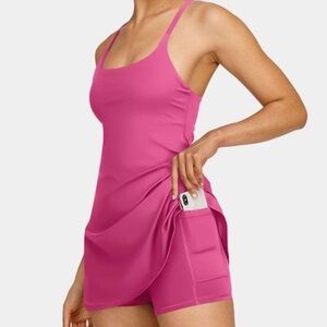 Pink workout dress